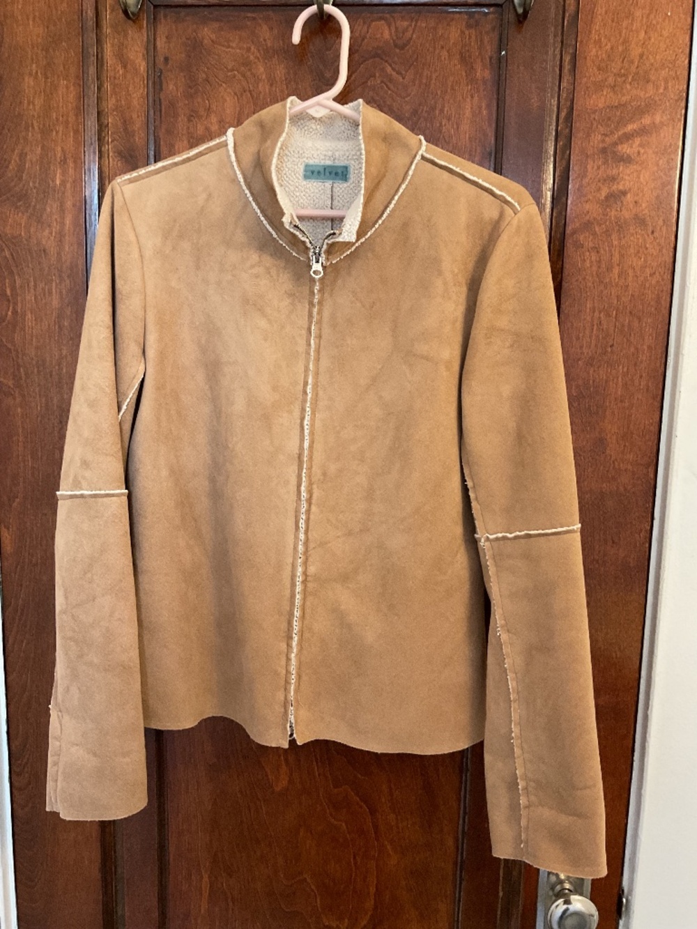 Faux suede jacket by Velvet